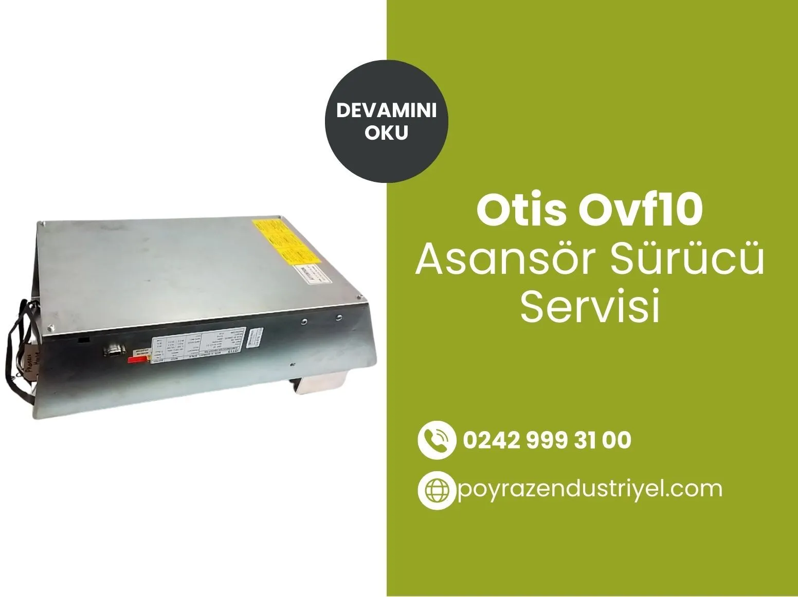 Otis Ovf10 Asansör Sürücü Servisi